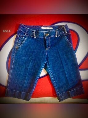 (#4) DKNY Women’s Bermuda Jean Shorts